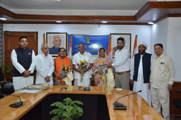 Haj Committee of India chairperson AP Abdullahkutty  AP Abdullahkutty elected chairperson of Haj Committee of India  എപി അബ്‌ദുള്ളക്കുട്ടി ദേശീയ ഹജ്ജ് കമ്മിറ്റി ചെയർപേഴ്‌സൺ  ഹജ്ജ് കമ്മിറ്റി ഓഫ് ഇന്ത്യ ചെയർമാൻ എപി അബ്‌ദുള്ളക്കുട്ടി  ഹജ്ജ് കമ്മിറ്റി വൈസ് ചെയർപേഴ്‌സൺമാരായി വനിതകൾ  മുനവരി ബീഗം മഫൂജ ഖാതൂൺ ഹജ്ജ് കമ്മിറ്റി വൈസ് ചെയർപേഴ്‌സൺ