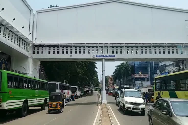 thiruvananthapuram skywalk project  trivandrum akashapatha  കിഴക്കേകോട്ട ആകാശ നടപ്പാത  തിരുവനന്തപുരം ആകാശപാത  kerala latest news  ldf government new projects  എൽഡിഎഫ് സർക്കാരിന്‍റെ പദ്ധതികള്‍