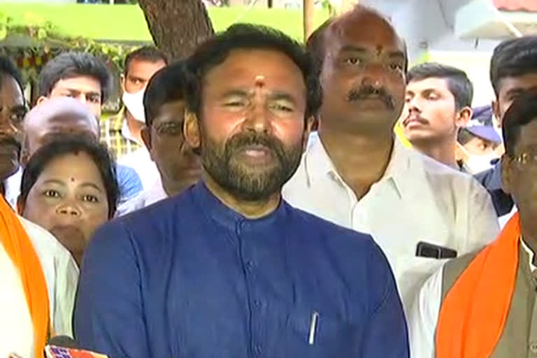 Kishan reddy on TRS