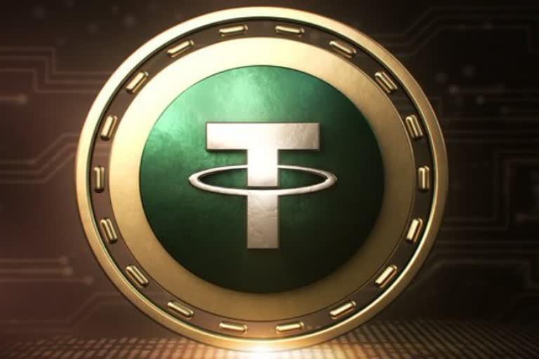 Tether surges on fall in top cryptocurrency prices