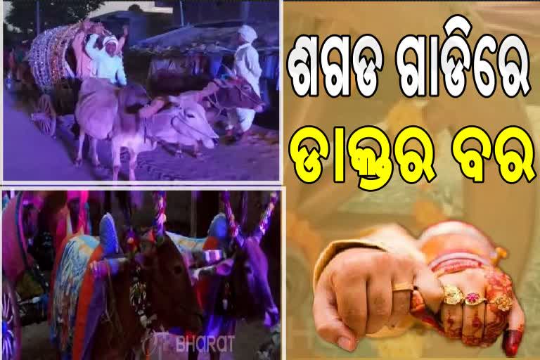 ପୋଶାରେ ଡାକ୍ତର, ଶଗଡ ଗାଡିରେ ଗଲେ ବର