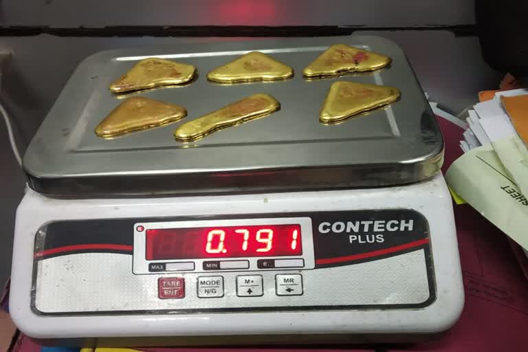 Gold worth Rs 42 lakh recovered from smuggler in Jaipur Airport