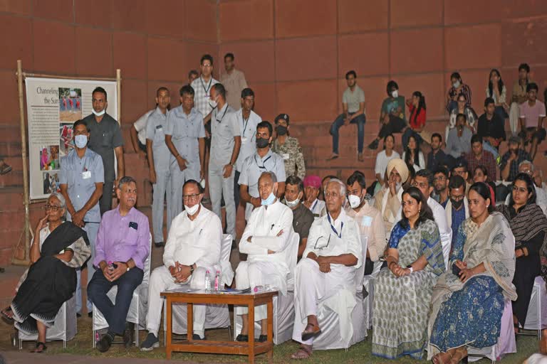 CM Gehlot in Barefoot College Golden Jubilee Program