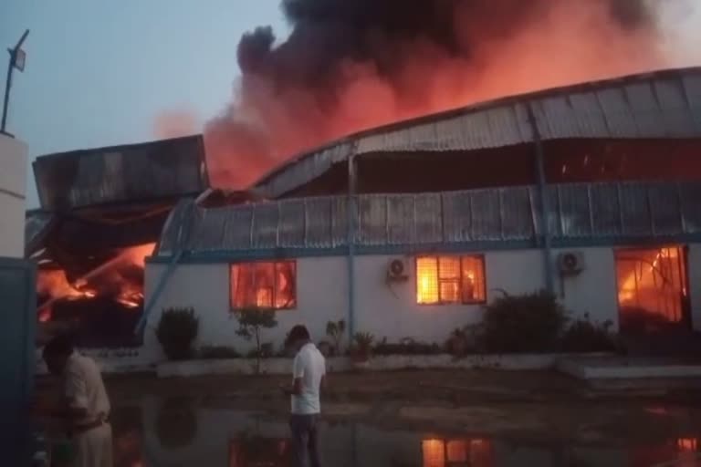 Fire In Company In Rewari