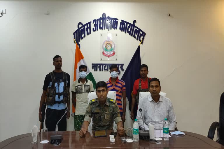 two naxalites arrested