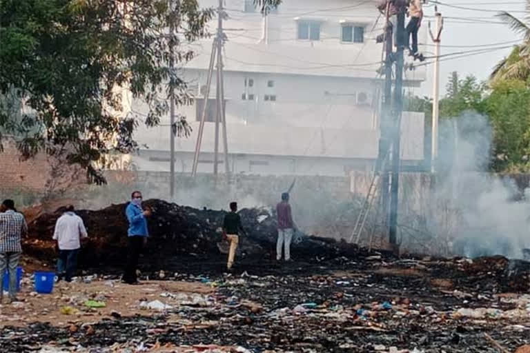 Massive blast at Nalgonda Government Hospital premises