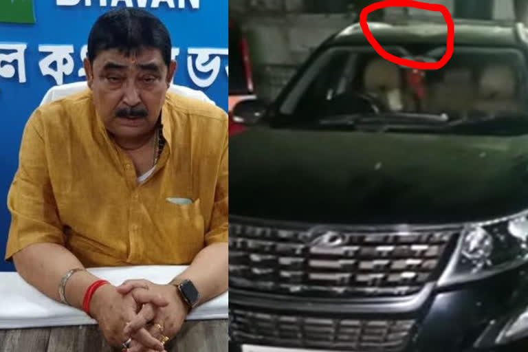 red beacon removes from anubrata mondal car