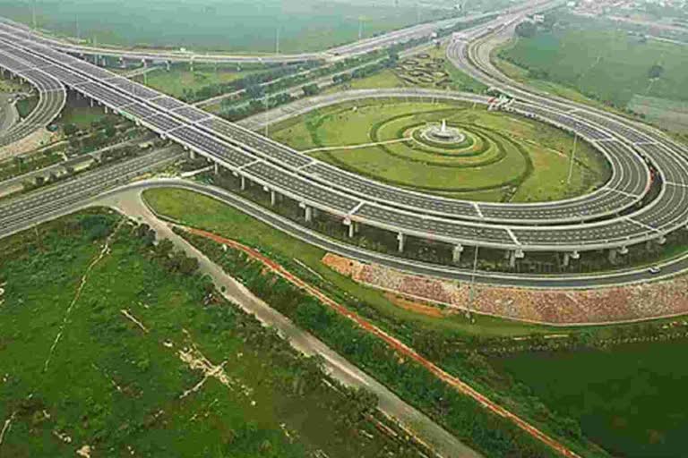 Delhi Mumbai Expressway construcation work