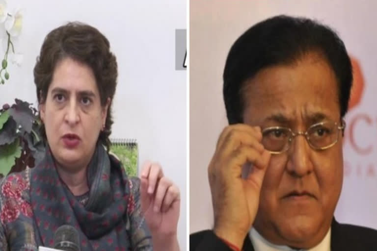 Was 'forced' to buy MF Hussain's painting from Priyanka Gandhi  says Yes Bank promoter Rana Kapoor  Painting from Priyanka Gandhi Vadra for Rs 2 crore.  Forced by the then Petroleum Minister Murli Deora to buy the painting  പ്രിയങ്ക ഗാന്ധി എംഎഫ് ഹുസൈൻ പെയിന്‍റിങ്  യെസ് ബാങ്ക് പ്രൊമോട്ടർ റാണാ കപൂർ ഇഡി അന്വേഷണം