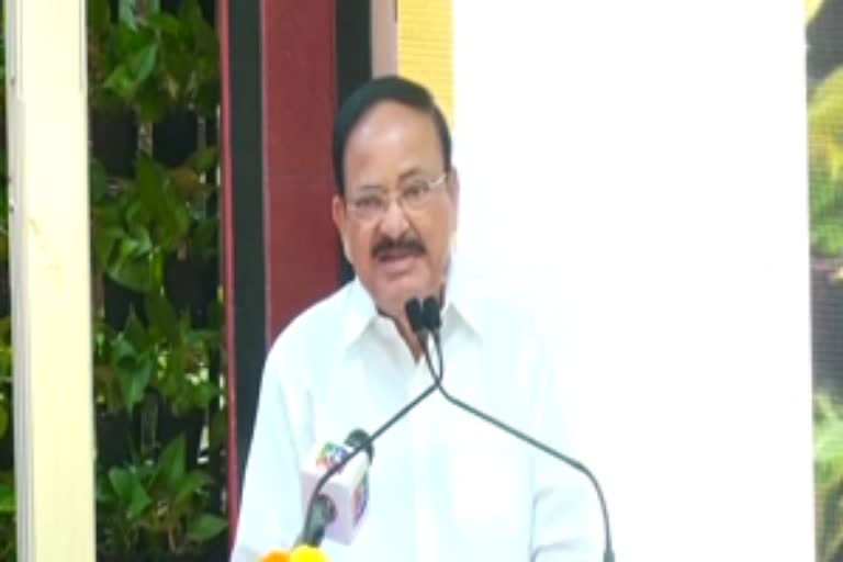 vice President Venkaiah Naidu talked in Pressclub programme