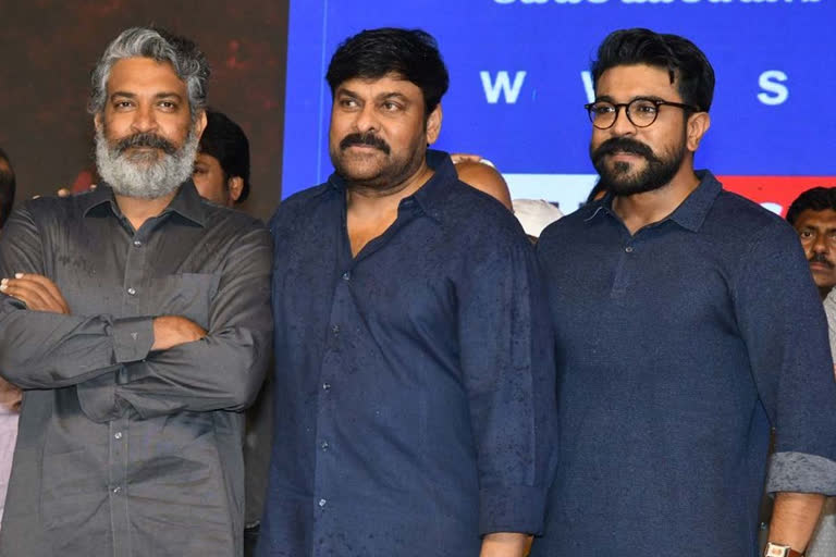 rajamouli with chiranjeevi and ramcharan