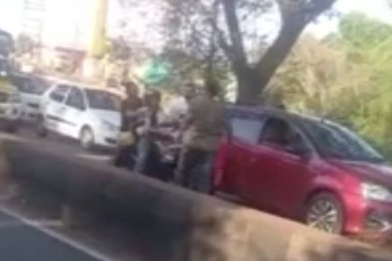 Police on Sunday said it has arrested the person who had allegedly slapped a young woman, a video of which went viral, in an incident of road rage in Malappuram district of Kerala