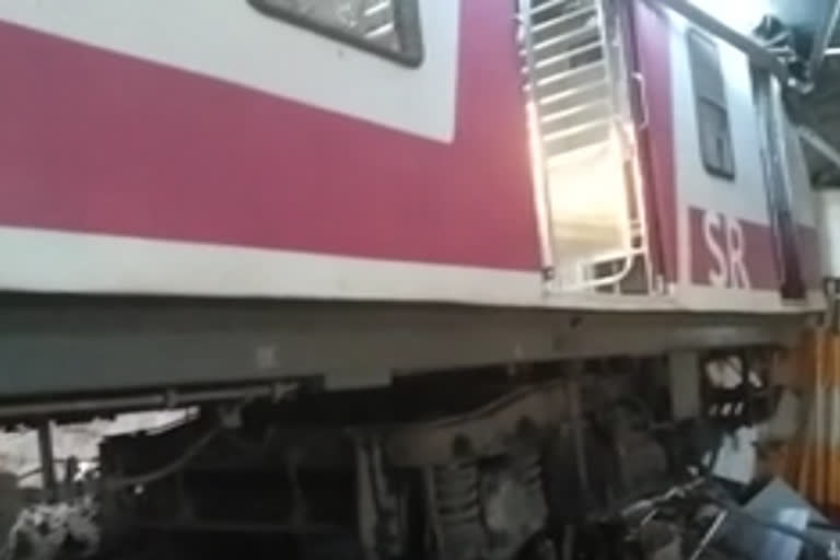 Local train derails in Tamil Nadu no casualty reported