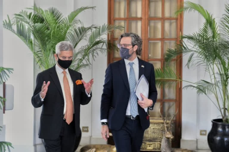 External Affairs Minister S Jaishankar on Sunday held "productive" talks with his visiting Argentine counterpart Santiago Cafiero, focusing on bilateral cooperation in areas like defence and atomic energy