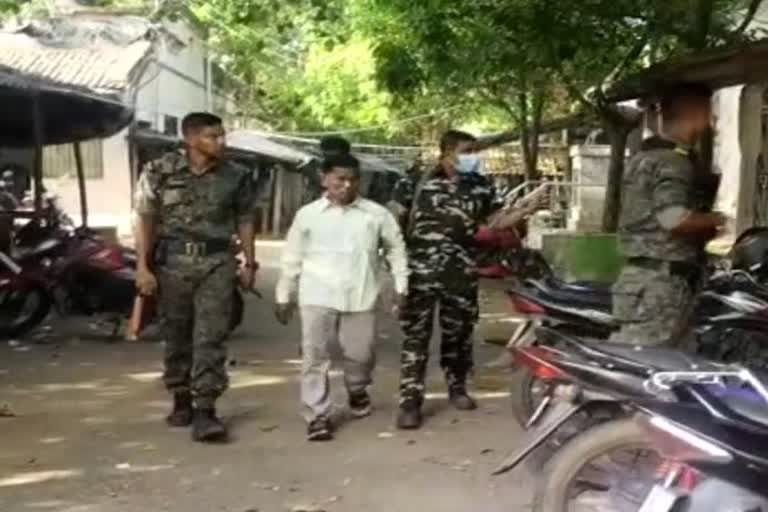 Maoist appearing in baripada court