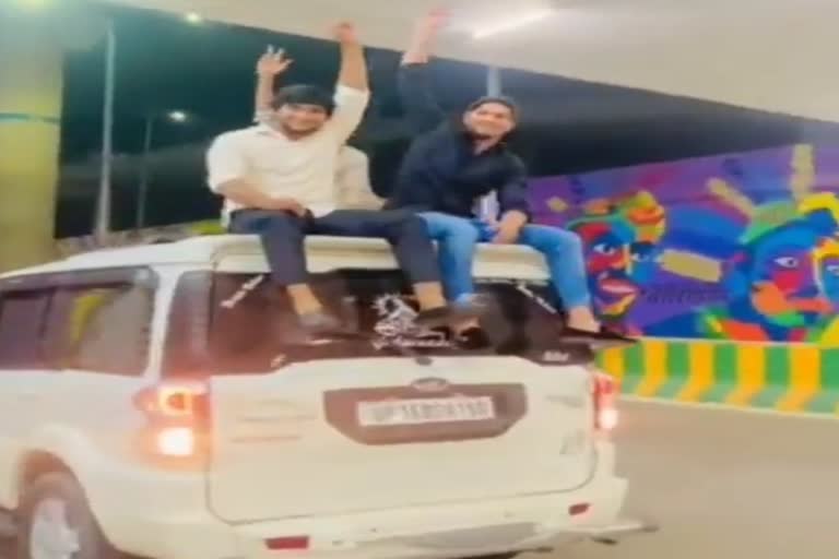 Noida nobles did stunts on Scorpio police engaged in search after video went viral