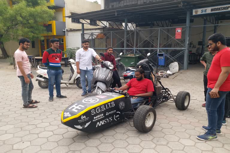 formula one racing car in indore