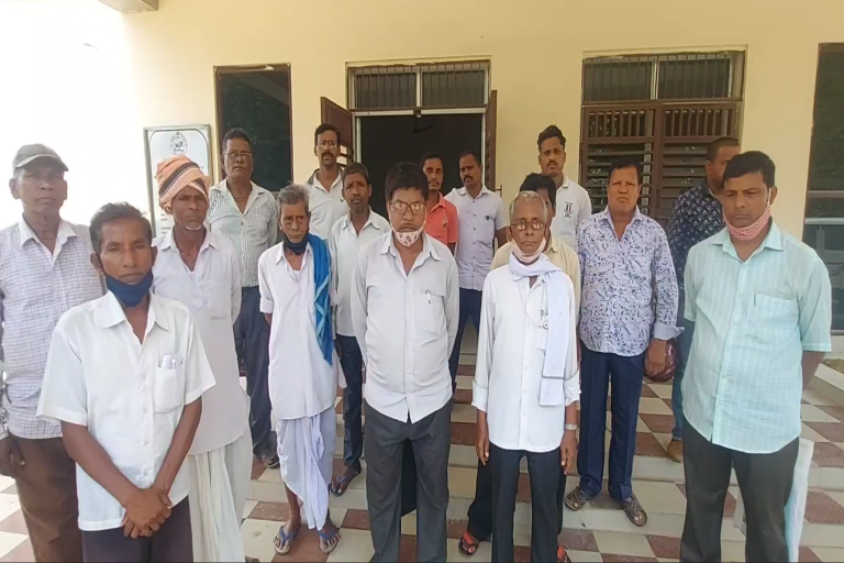 jajpur farmers demand for Compensation who lost land for byasa sarobara