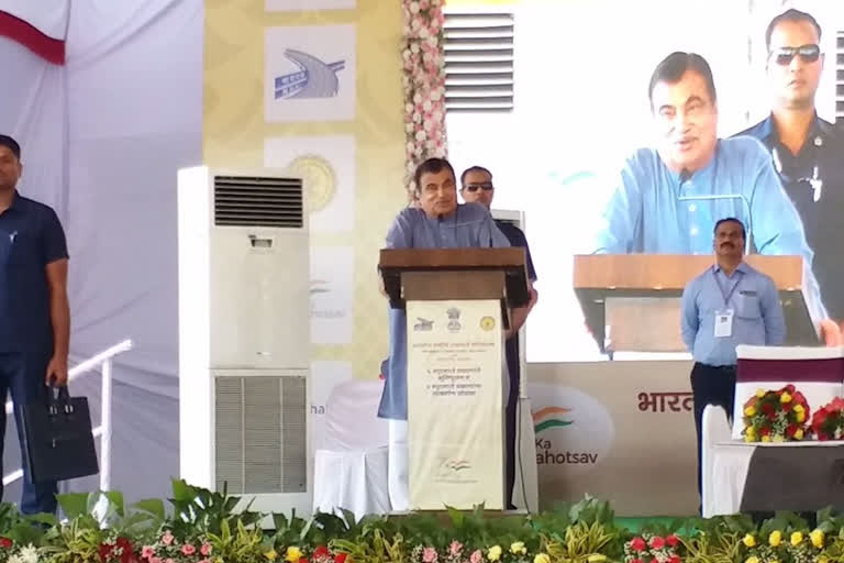 Nitin Gadkari In Solapur