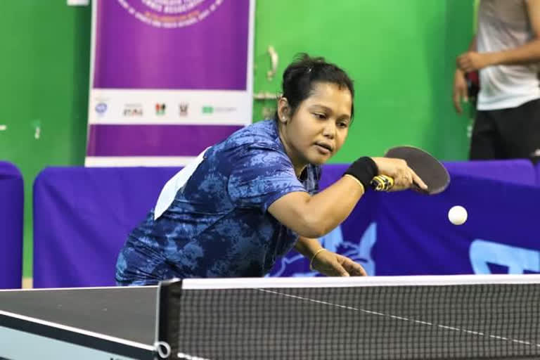 Mouma Das Becomes Runners Up in National Table Tennis Championship