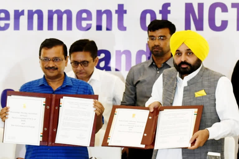 Knowledge sharing agreement signed between Delhi and Punjab