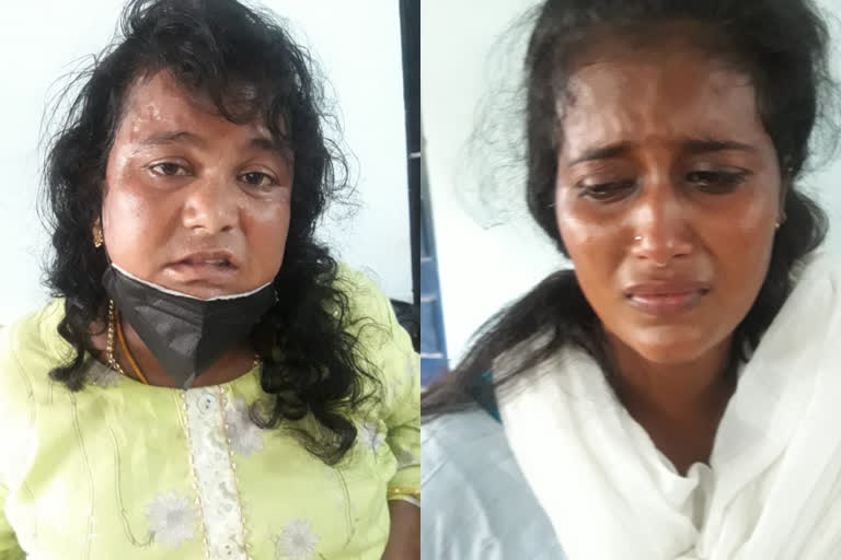 Necklace theft two ladies arrested  Necklace theft  വയോധികയുടെ മാല പൊട്ടിക്കാൻ ശ്രമം  മാല മോഷണം  വയോധികയുടെ മാല പൊട്ടിക്കാൻ ശ്രമിച്ച നാടോടി സ്ത്രീകൾ