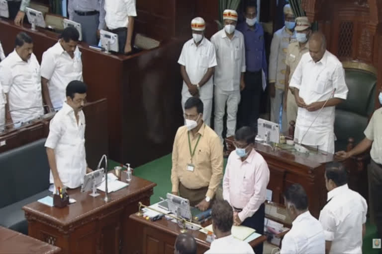 தஞ்சாவூர் தேர் விபத்து: சட்டப்பேரவையில் இரங்கல் தீர்மானம்