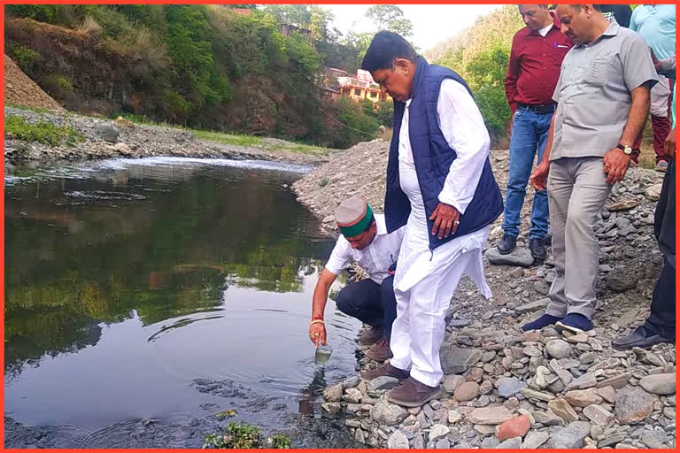 Dhani Ram Shandil inspected Ashwini Khad