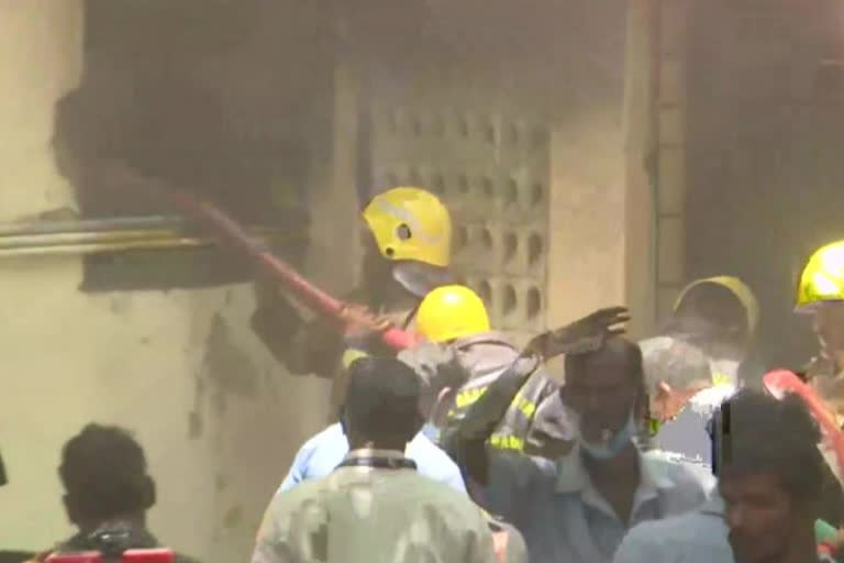 fire accident at Chennai hospital today