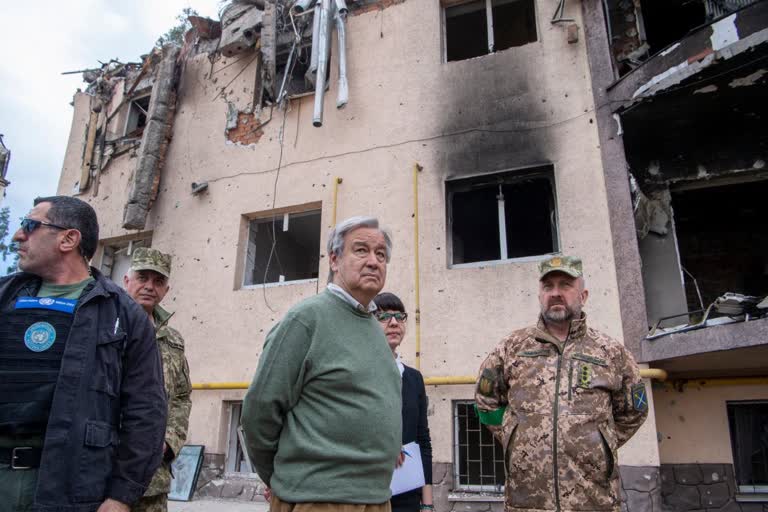 UN chief Antonio Guterres visits war-torn cities in Ukraine