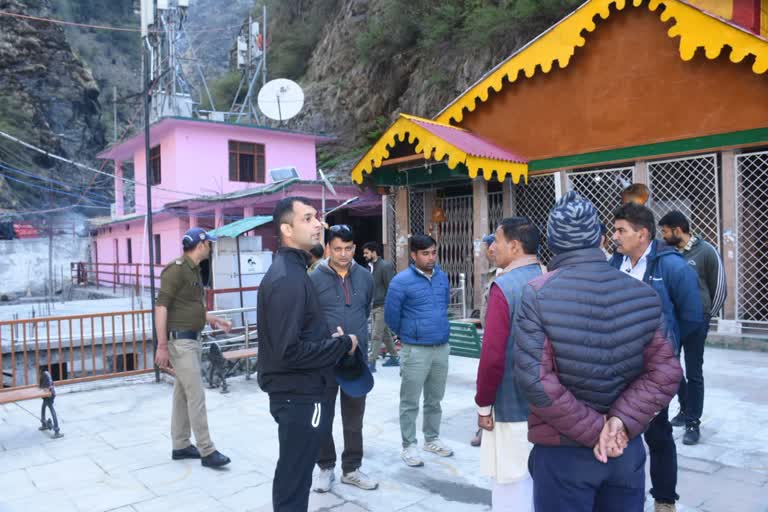 District Magistrate Abhishek Ruhela did site inspection of Yamunotri Dham