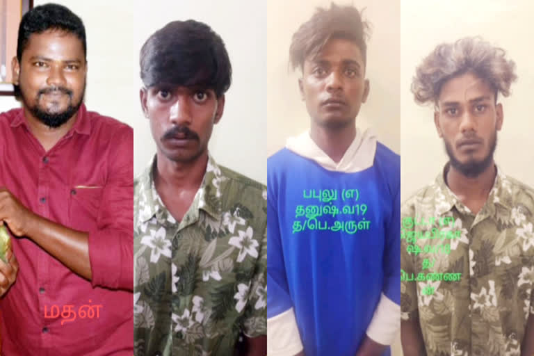 சென்னை மணலியில் ஆட்டோ டிரைவர் கொடூர கொலை:கொலை செய்யப்பட்ட 4 பேர் கைது