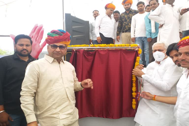 Minister Ramlal Jat on Bhilwara tour