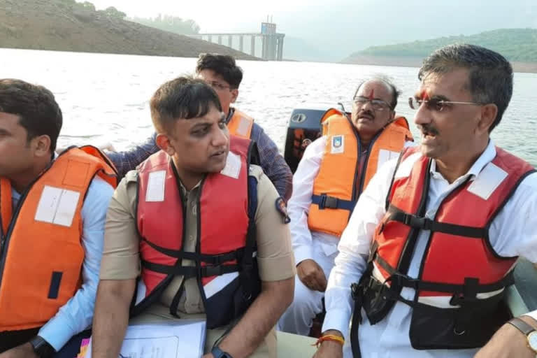 Shambhuraj Desai visit Koyna Dam Boating Sites