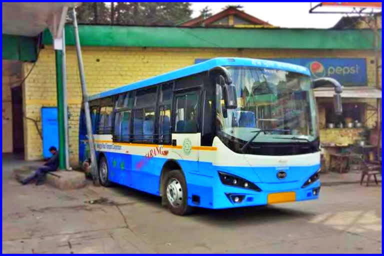 Electric bus service Manali to Koksar