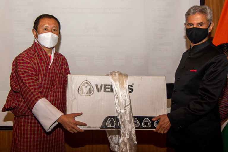 Jaishankar assures support to Bhutan, hands over medical supplies; kickstarts projects