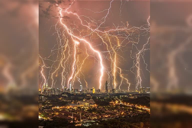 Spectacular lightning display of Malaysia's night sky goes viral