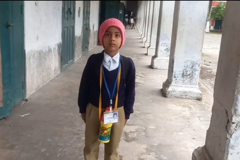 Students put on Sweater in Schools of Jalpaiguri