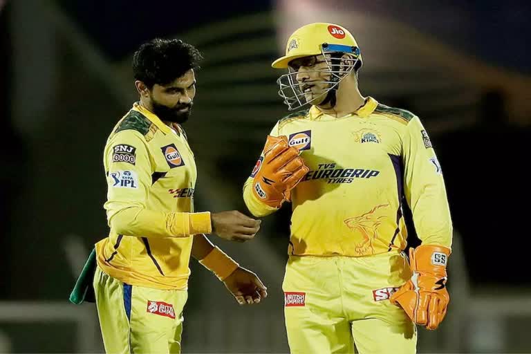 chennai super kings  ms dhoni  ravindra jadeja  ipl 2022  jadeja resigns from csk captaincy  രവീന്ദ്ര ജഡേജ  എംഎസ് ധോണി  ചെന്നൈ സൂപ്പര്‍ കിങ്സ്  ചെന്നൈയുടെ നായക സ്ഥാനമൊഴിഞ്ഞ് ജഡേജ