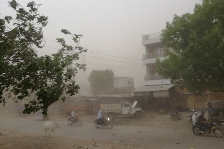 Dust storm in Dholpur