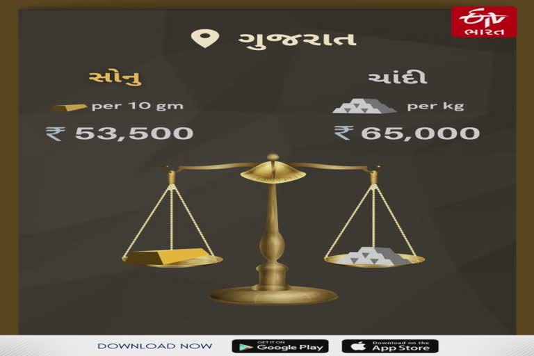Gold Silver Price in Gujarat : આજે સસ્તુ થયું સોના અને ચાંદી, જાણો આજની કિંમત