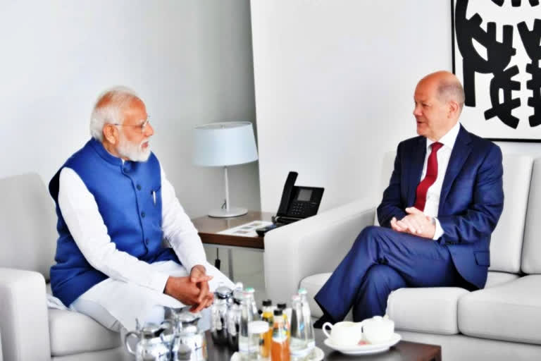 PM Modi holds bilateral talks with German Chancellor Olaf Scholz