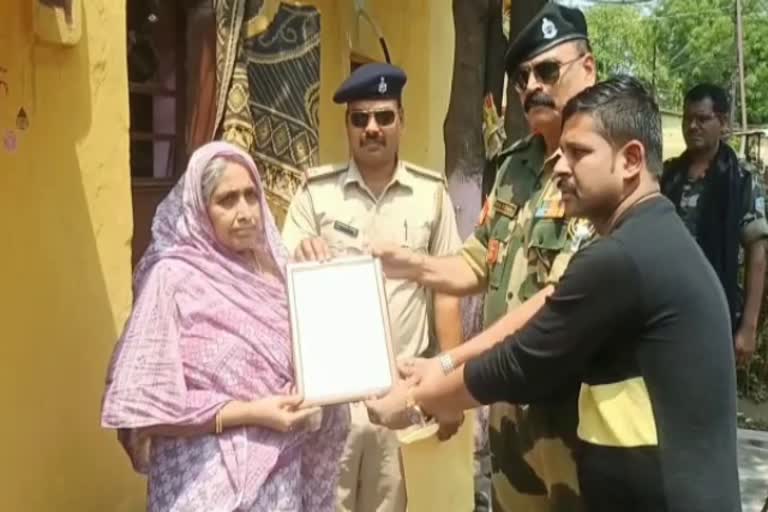 operational casualty certificate to family of Martyr