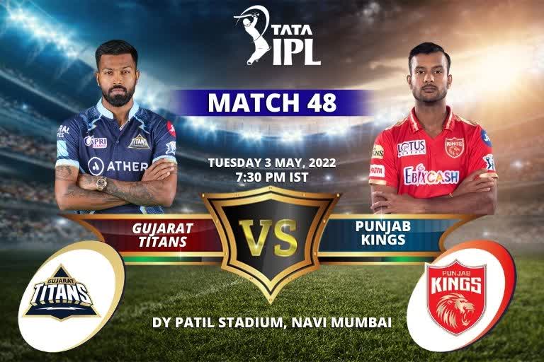 Punjab Kings vs Gujarat Titans Match  IPL 2022  Gujarat Titans  Punjab Kings  ipl Match Preview  Sports News  Cricket News  Hardik Pandya  Mayank Aggarwal  ipl today Match  आईपीएल 2022  पंजाब किंग्स  गुजरात टाइटंस