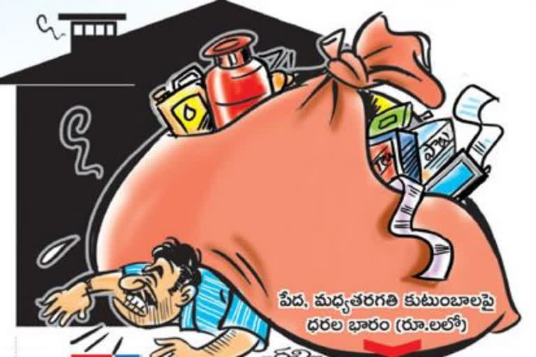 నానాటికీ పెరుగుతున్న ధరల భారం