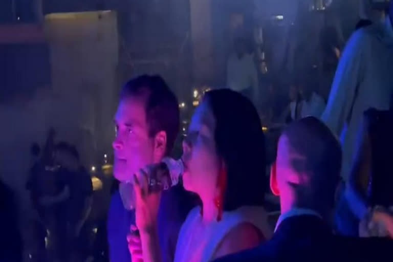 Rahul Gandhi at nightclub