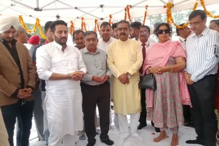 Bikram Singh Thakur laid the foundation stone of Data and Skill Center