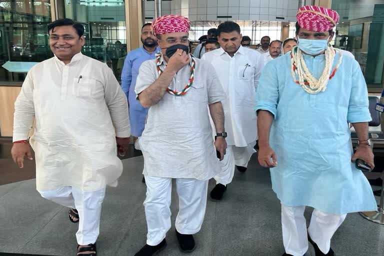 KC Venugopal And Ajay Maken In Udaipur