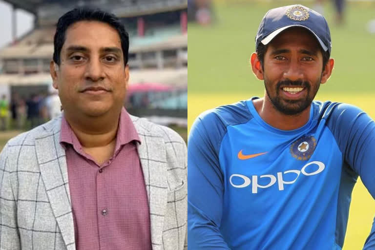 BCCI bans Boria Majumdar for two years in Wriddhiman Saha case  Wriddhiman Saha  Boria Majumdar  BCCI bans Boria Majumdar  ബോറിയ മജുംദാറിന് രണ്ട് വര്‍ഷത്തെ വിലക്ക്  വൃദ്ധിമാൻ സാഹ  വൃദ്ധിമാൻ സാഹ ഭീഷണിക്കേസ്  ബോറിയ മജുംദാര്‍  മജുംദാറിനെതിരെ ബിസിസിഐ നടപടി