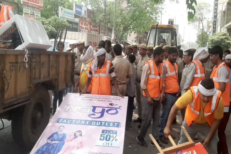 traffic jam in palwal